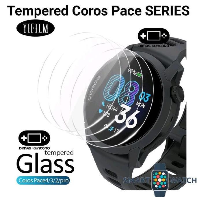 Tempered Glass Coros Pace 2 antigores pelindung layar screen guard coros pace 2