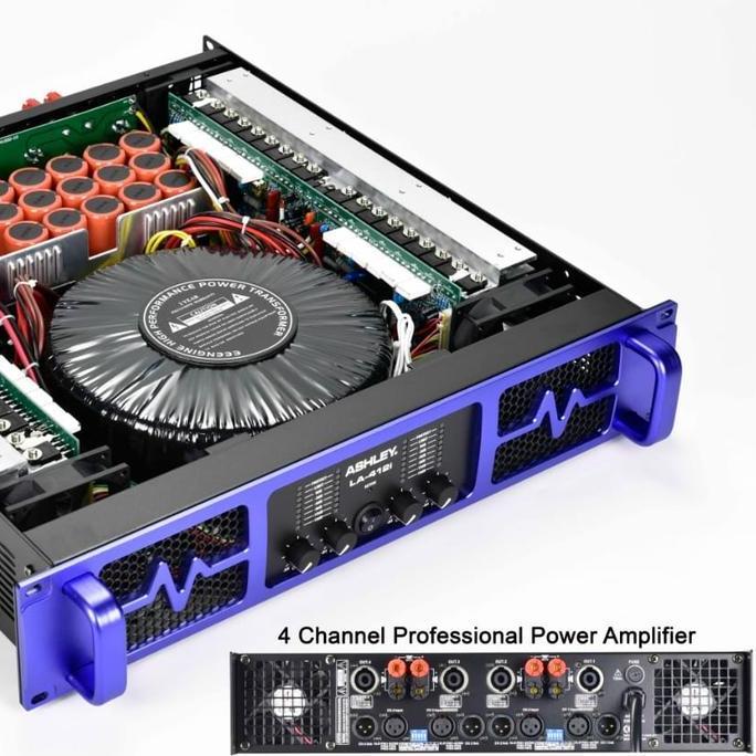 Promo Power 4 Channel Ashley LA-412i Baru Original Diskon