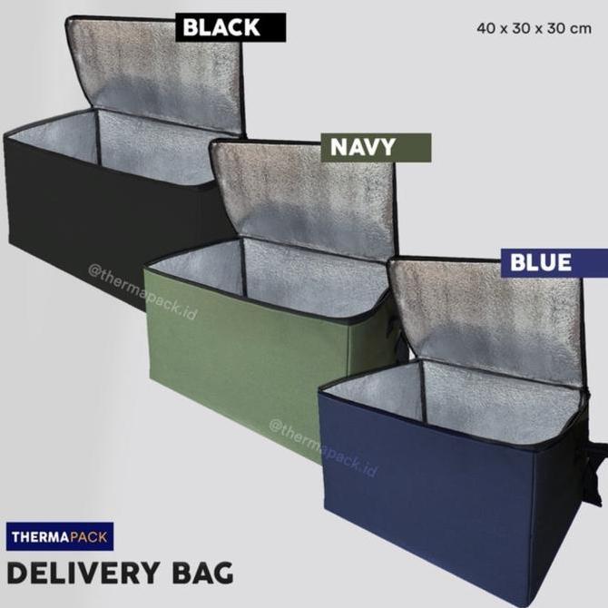 Lacha- Therack Dery Bag - Cooler Bag Untuk Tas Kurir Motor, Tas Ojol Grabfood Gofood