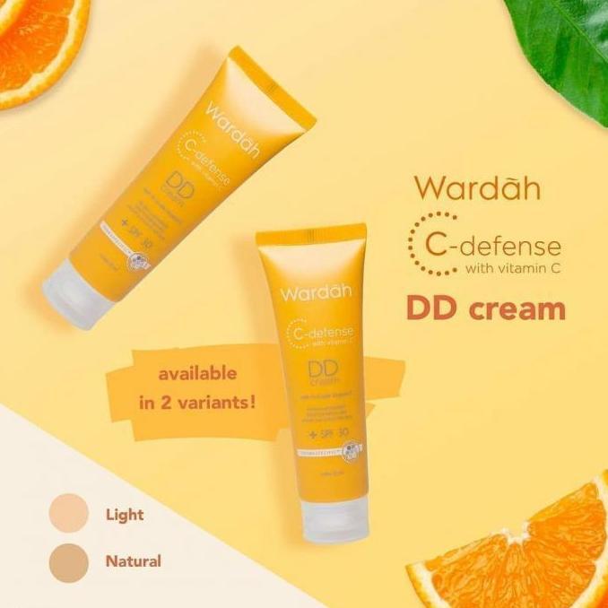 Wardah C-Defense / C Defense DD Cream 20ml - Foundation - Vitamin Wajah Blemish