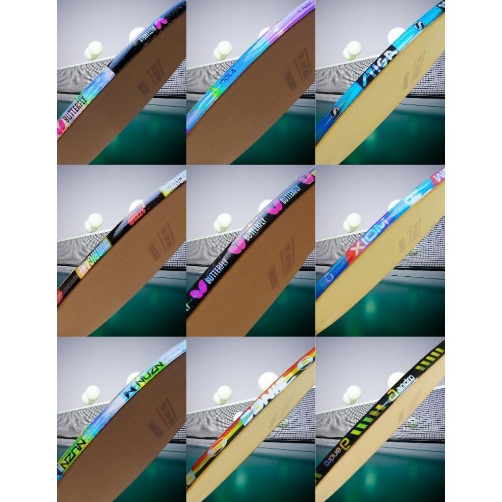 Side Tape Bet Pingpong/ Tenis Meja Hologram Resin/ Timbul