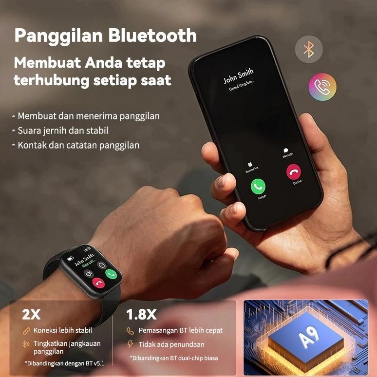 TERBARU EZON-Samrt watch S10 Pro Max|S10 Mini Original with 1.81" |1.49"HD AMOLED Display GPS NFC Wa