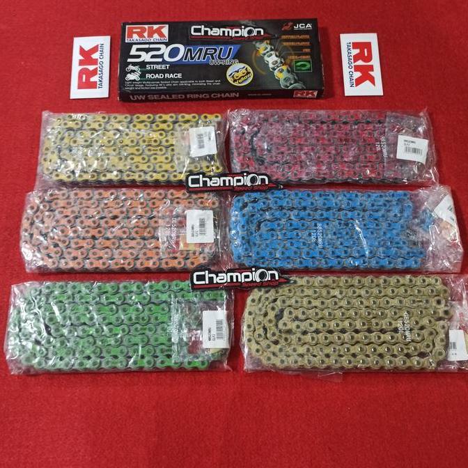 Rantai RK TAKASAGO Chain 520 MRU UW-Ring R25 MT25 ER6N KTM Duke 250