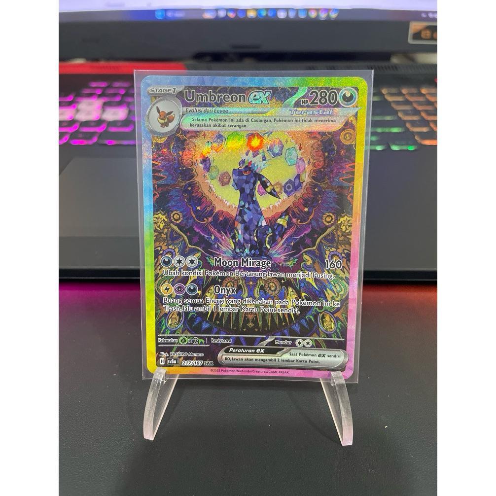 Discount Pokemon Tcg Indonesia Sv8A Umbreon Ex 217/187 Sar