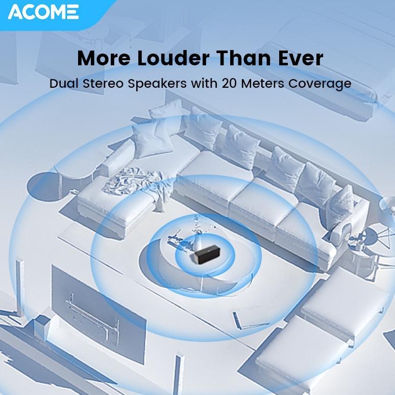 PROMO TERBARU SPEAKER BLUETOOTH ACOME A16 SUPER BASS BOOSTER RECOMENDED GARANSI RESMI 12 BULAN