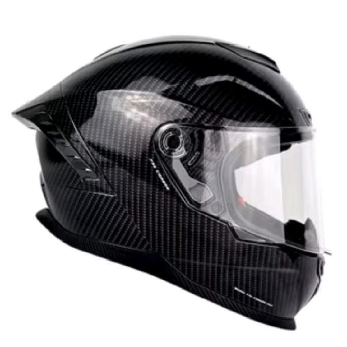 Promo Helm Full Face Vrc Carbon  Motif Carbon Original Paket Ganteng | Helm Vrc Carbon Full Face Pak
