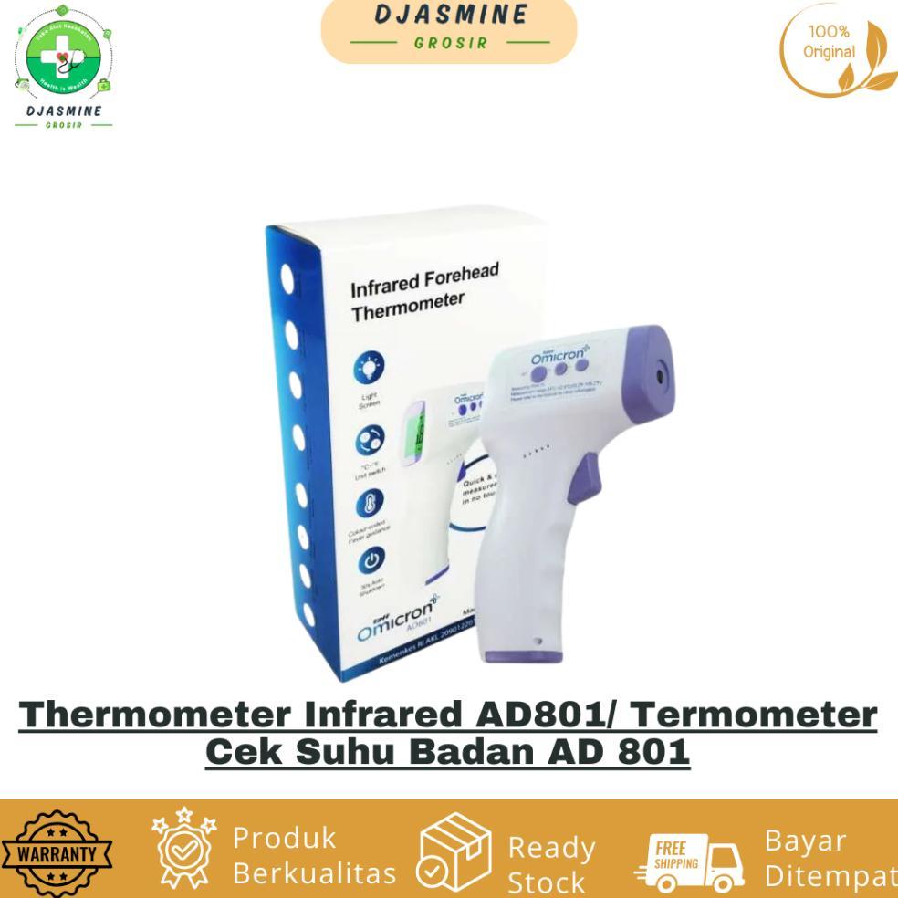 Thermometer Infrared Ad801/ Termometer Cek Suhu Badan Ad 801/ Thermometer Digital Tembak Aicare/ The