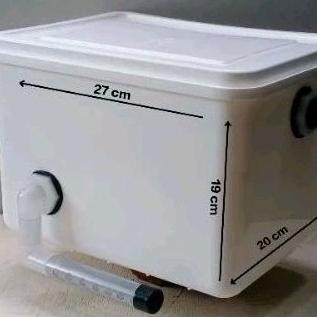 Filter Akuarium Ember Filter Kolam Ikan Filter Kolam Koi Aquarium Media Filter Lengkap Box Filter Ko