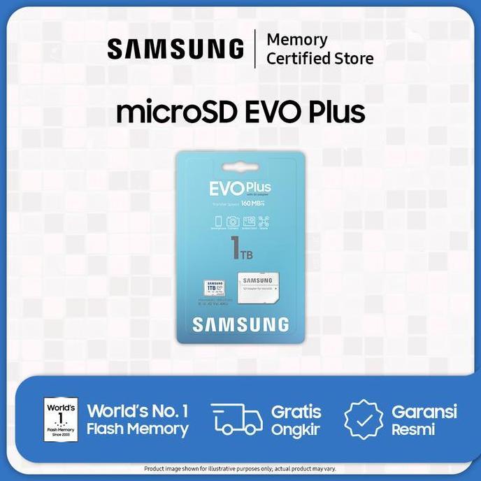 Jersey / Samsung Microsd Evo Plus Uhs-I - Microsdxc - 64Gb / 128Gb / 256Gb / 512Gb / 1Tb