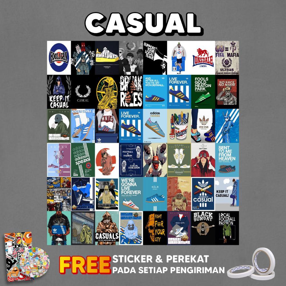 FLASH SALE POSTER DINDING AESTHETIC BUNDLE CASUAL ISI 24/48 POSTER | POSTER DINDING AESTHETIC | POST