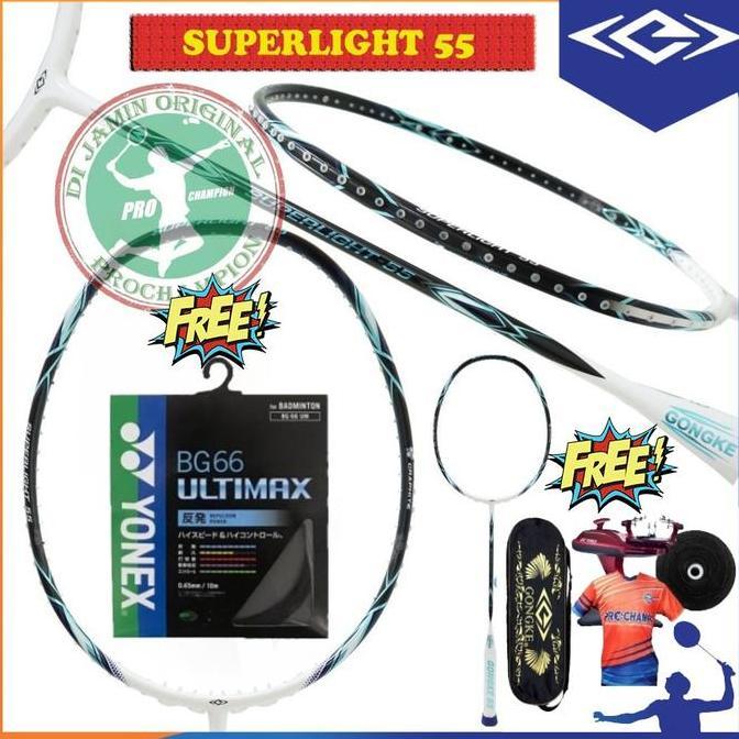 Termurah Gongke Superlight / Super Light Raket Gongke Raket Badminton Original