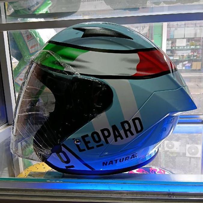 helm half face leopard tosca