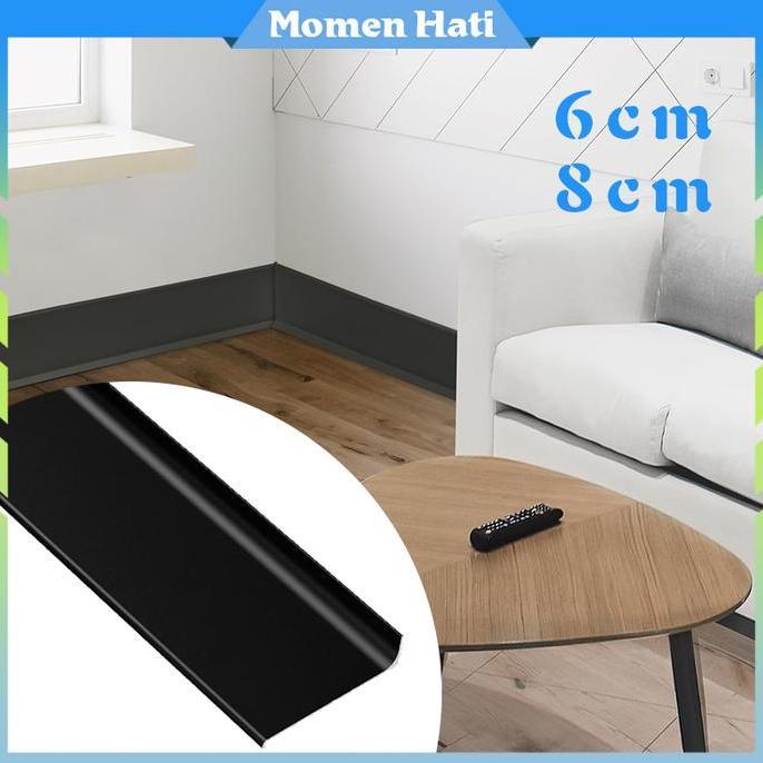 1m Plin Aluminium Plin Skirting Plint Skirting Lis Sudut Dinding