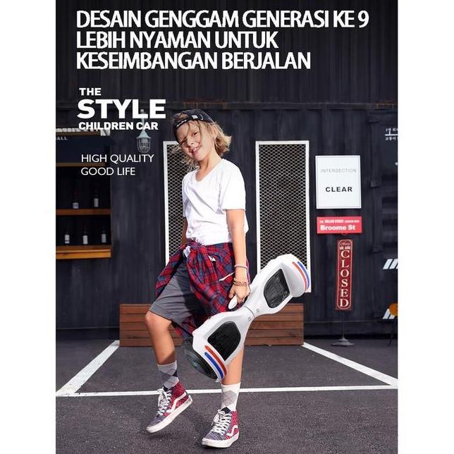 Hoverboard Selalancing 10 Inch Skuter Listrik 2 Roda Untuk Dewasa Prianita Portable Dengan Lampu Led