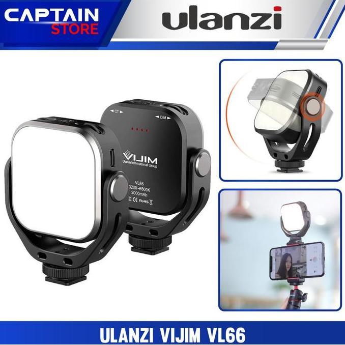 ULANZI VIJIM VL66 LED Lampu Foto dengan 66 LED - Ulanzi VIJIM VL66