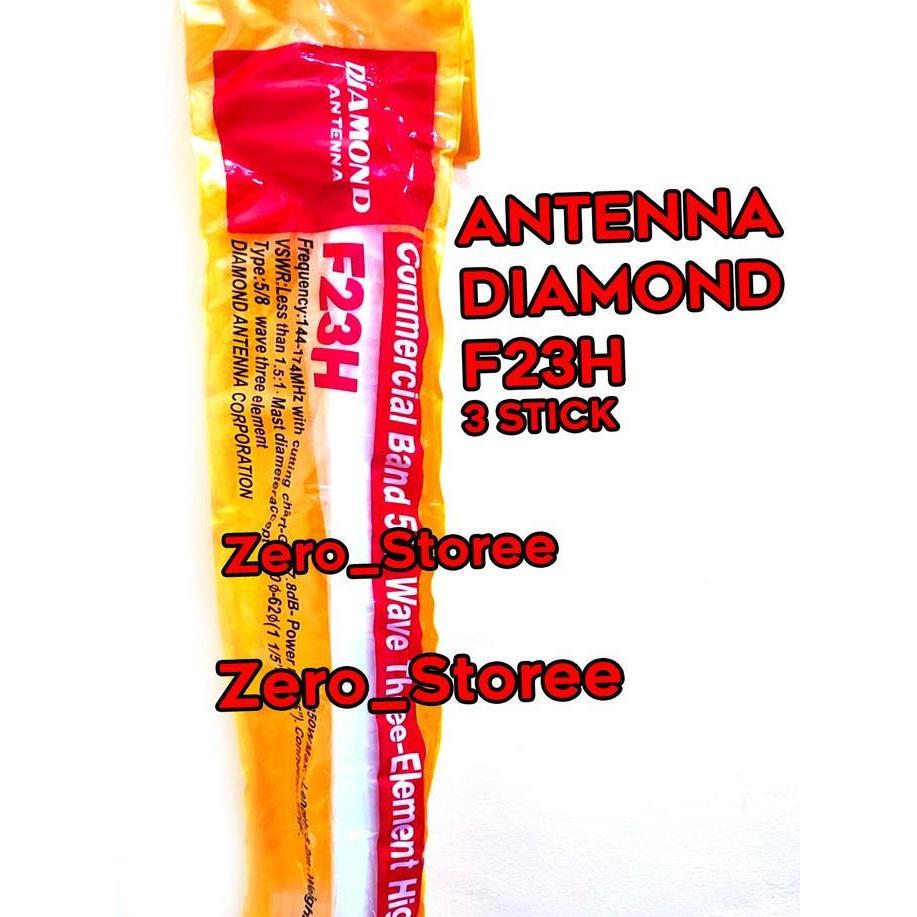Antena Diamond F23H Antenna Gedung Base Rig Vhf F23 F-23H Radio Rig Ht Terbaru 