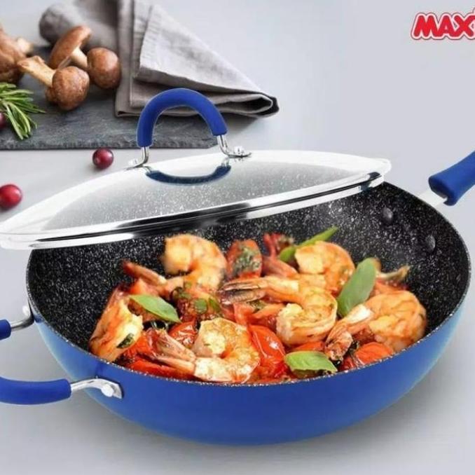 Wajan Granito Maxim 30Cm Wok Maxim 30Cm Anti Lengket Maxim Ori Terbaru 