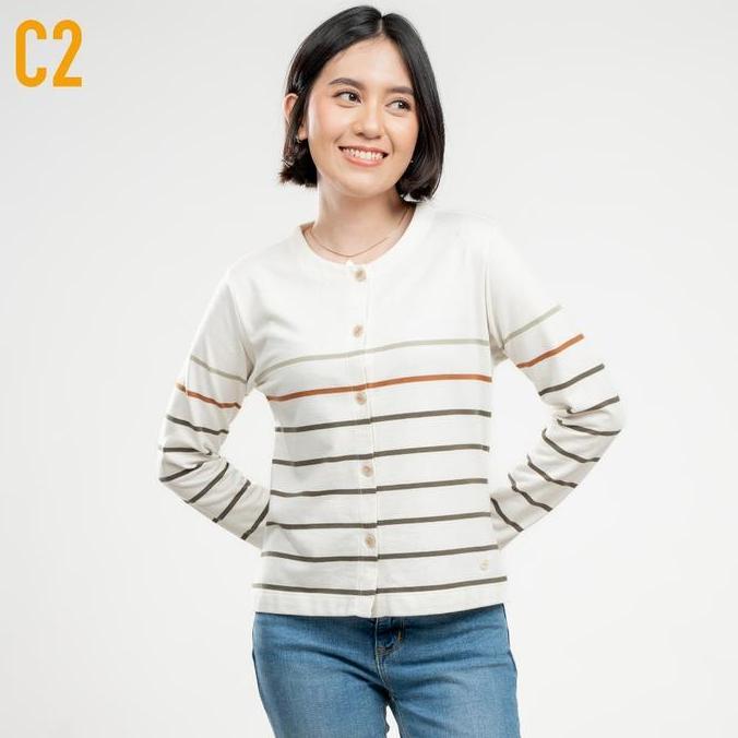 C2 Lincol Ecru Outer Wanita
