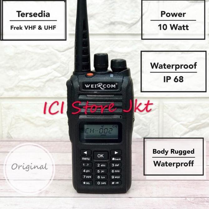 Ht Weircom 808 / Ht Waterproof Walkie Talkie Terbaru 