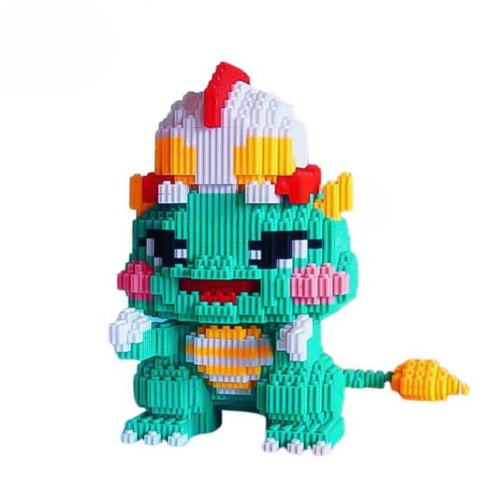 Promo Mainan Nano Blocks Godzilla x Ultraman Medium 3D Model Bricks Blok Susun Dekorasi Hiasan Karak