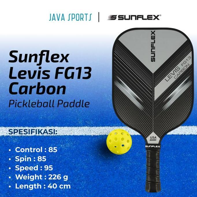 Raket Pickleball Sunflex Levis FG13 Original Pickle Ball Paddle Racket