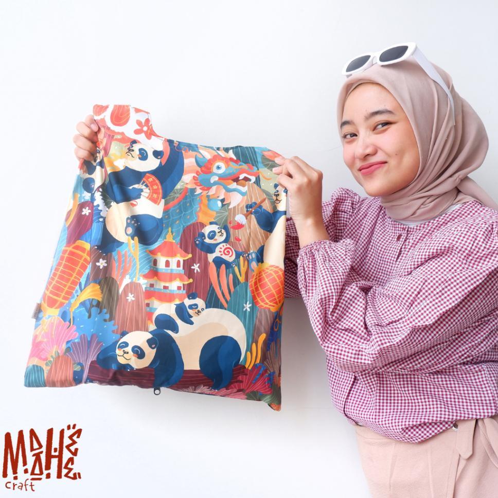 Maahee Tas Belanja Lipat - Festive Panda Series