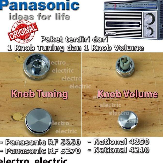 Knob Radio Panasonic National 5250 5270 4250 4210 Original 1 paket