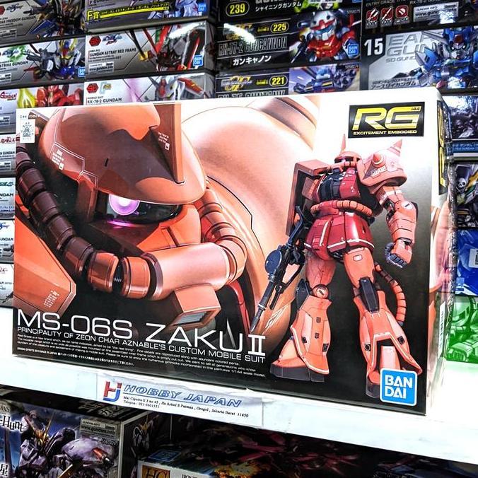 RG Char Zaku II Bandai Namco Modelkit Plamo