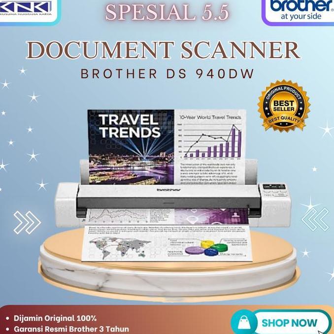 Scanner Brother DS 940DW / DS940DW / DS 940 Duplex Wireless