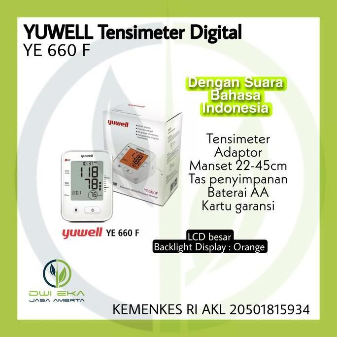 Tensimeter Digital Yuwell YE660F YE 660 F