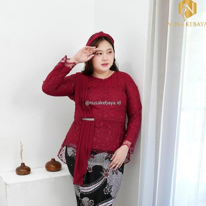 NUSA KEBAYA ATASAN Kebaya Selendang Big Size Kebaya Selendang Jumbo Kebaya JUMBO Kebaya Cruty Jumbo