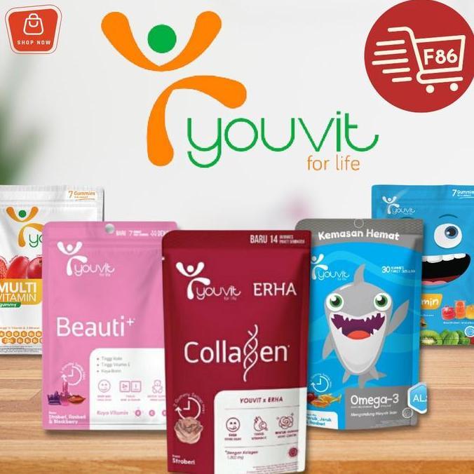 Fit- Youvit Collections Multivitamin Anak Desa Omega 3 Beauti Collagen