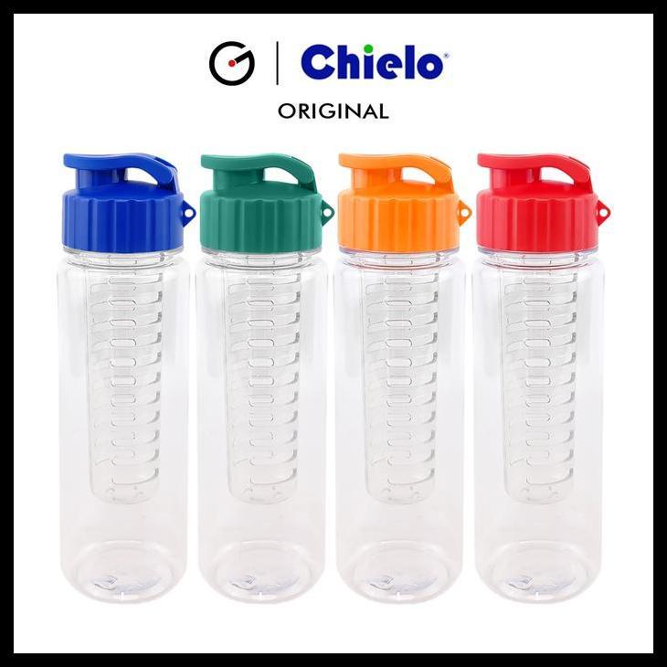 Terbaru Chielo Botol Minum Premium Plastik 500 Ml Miami Infuser Water Bottle Bpa Free Chi-Miami Vari