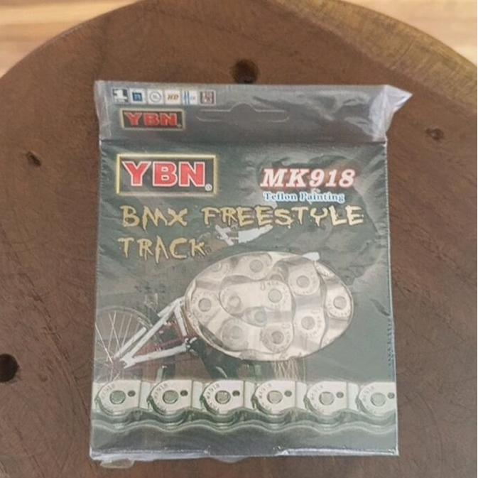 Rantai bmx ybn rantai sepeda bmx ybn silver krom