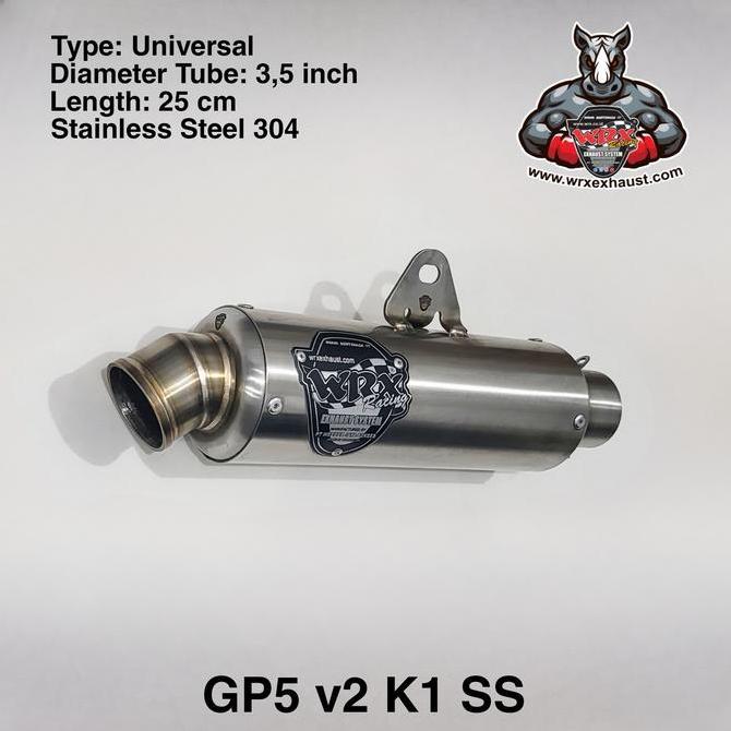 Knalpot WRX Silincer GP5 V2 K1 SS