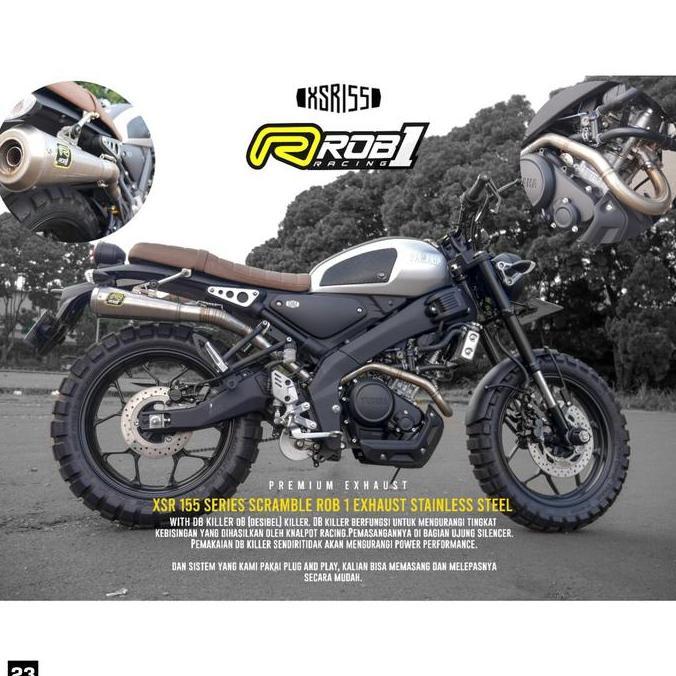 KNALPOT ROB1 XSR SCRAMBLER ORIGINAL ROB1