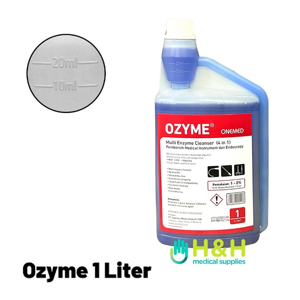Ozyme 1 Liter / Pembersih Instrument Desinfektan Antiseptik