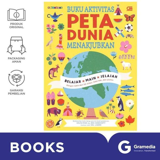Peta Dunia Menakjubkan: Buku Aktivitas