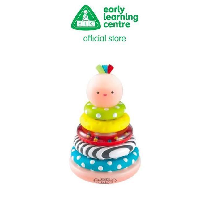 ELC Little Senses Glowing Stacking Rings - Mainan Aktvitas Ring Donut