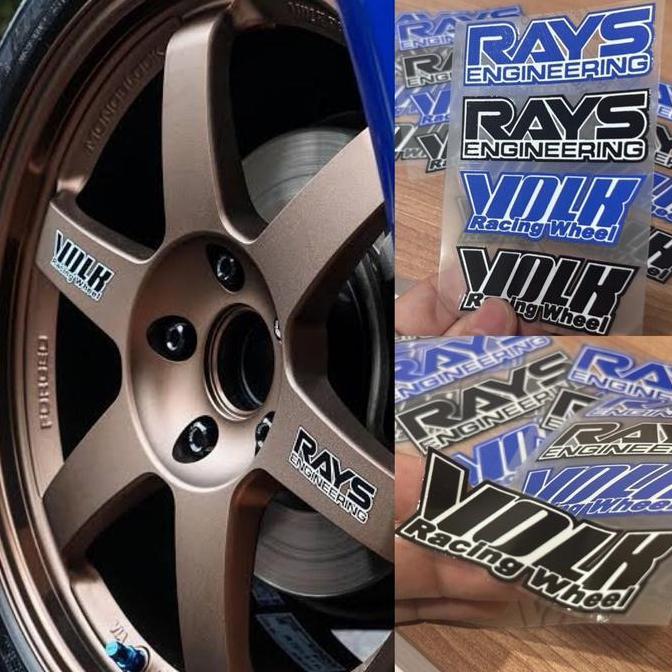Promo Sticker Velg Volkrays Te37