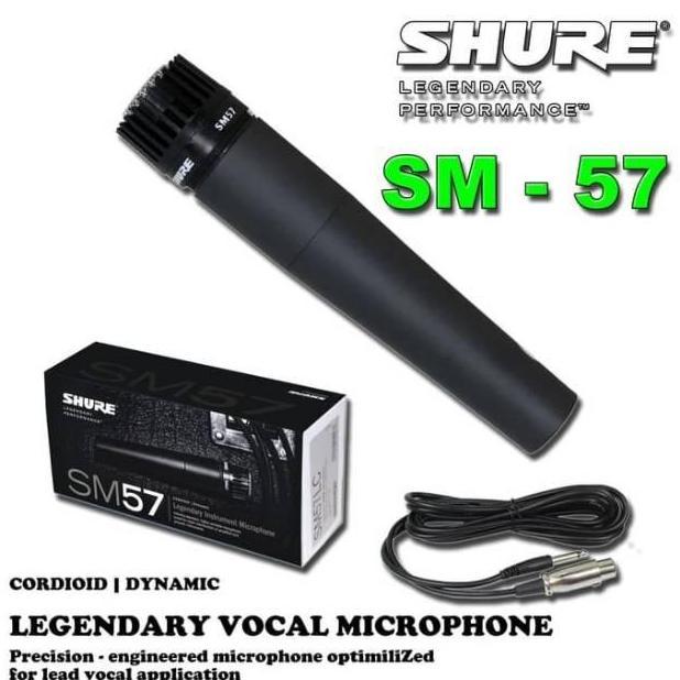 Mic Kabel SHURE SM57 instrument Besi Mikrofon Mik