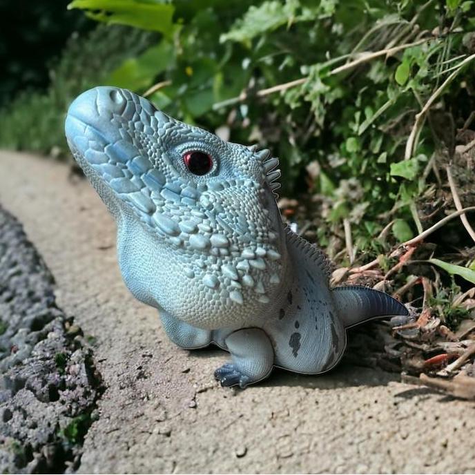 Figure Animal Blue Iguana - Cyclura Lewisi Resin Animal Heavenly Body