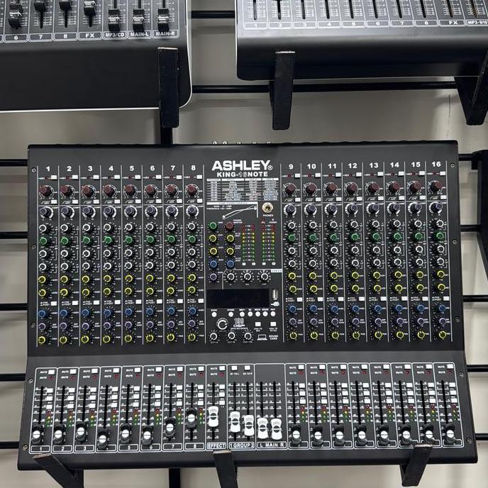 MIXER AUDIO ASHLEY KING 16 NOTE 16CH ORIGINAL Led Monitor