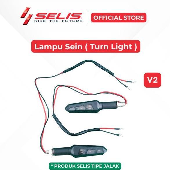Promo SELIS - Lampu Sen/Sein Depan Sepeda Motor Listrik Universal ( Front Turn Lamp ) Diskon