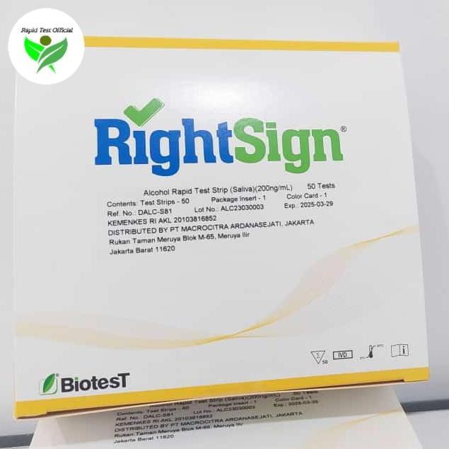Alcohol Saliva Rightsign test