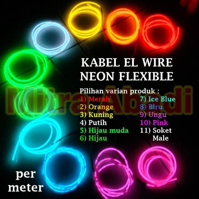 Kabel El Wire Flexible Neon Per Meter