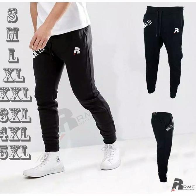 RMC Republic - Celana Jogger Panjang Big size - Jogger Jumbo Pria Ori