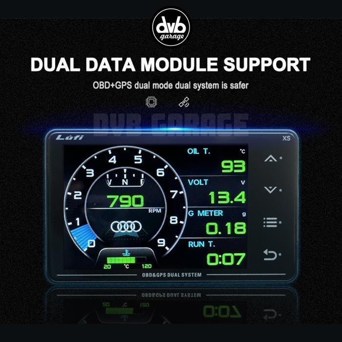 Lufi Xs Revolution Obd2 + Gps Meter Original - Indikator Mobil Obd Original Dan Terpercaya
