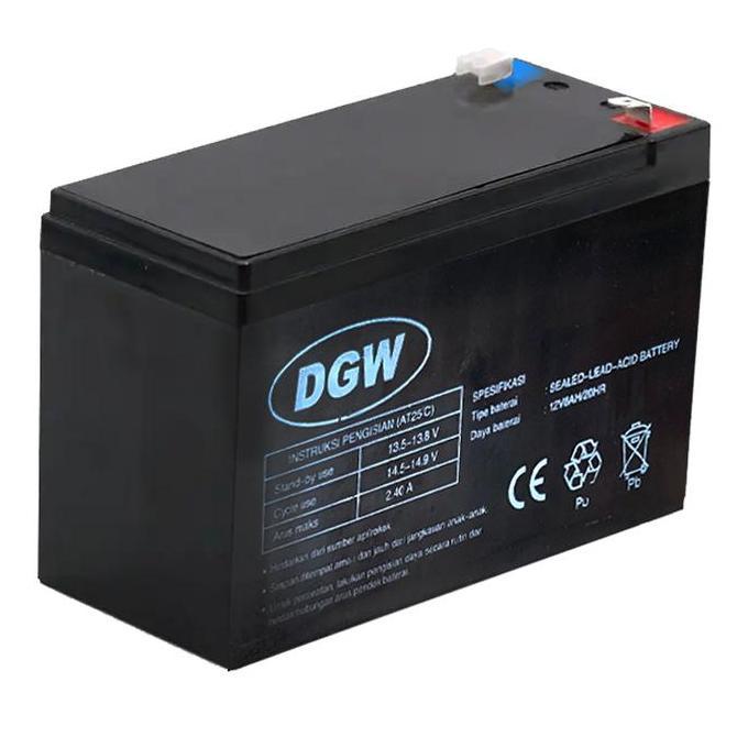 [SERNA] baterai Aki sprayer elektrik DGW 8Ah - Baterai Original DGW