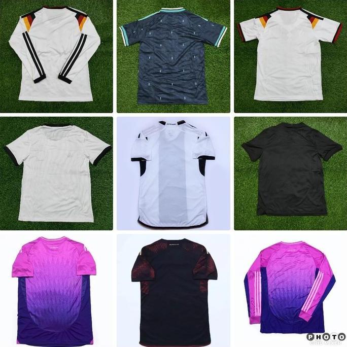 DELLINE JERMAN HOME AWAY JERSEY BAJU BOLA PIALA EROPA DUNIA 2022 2024 2026 GRADE ORI JUMBO XXL 2XL X